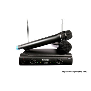Alta Qualidade Dual Canais UHF Microfone Sem Fio S2000